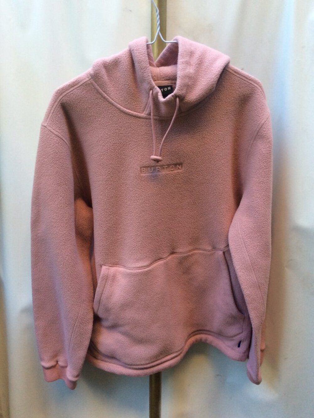 Burton Pink Fleece Hoodie Pullover Size M